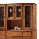 Ver imagem 3 de Cristaleira Arca Oratório Madeira Maciça 8 Portas e Pés Luiz XV 60634 Linz Móveis - Imbuia Glazer