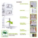 Ver imagem 7 de Cama de Casal Articulável Vertical com Estante Mel