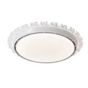 Ver imagem 1 de Ventilador Luminaria sem Helice Cristal Controle Remoto 6 Niveis Silencioso 3 Cores Sala Quarto Cozi