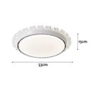 Ver imagem 2 de Ventilador Luminaria sem Helice Cristal Controle Remoto 6 Niveis Silencioso 3 Cores Sala Quarto Cozi
