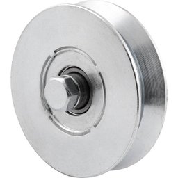 Roldana para portão 2.1/2" tipo V em aço zincado - Vonder - 1