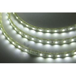 Mangueira Fita LED Chata 5050 10m Branco Frio 6mm 60 LEDS/m 110V - 2
