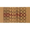Capacho para Entrada Vinil Bemvindo Degrâde 40cmx75cm Kapazi - 1