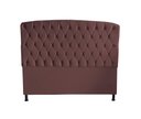 Ver imagem 2 de Kit Dubaí Cabeceira de Cama Box Casal e Recamier Baú Solteiro 90 Cm Suede Rosê do Lar Móveis