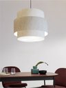 Ver imagem 5 de Lustre para Sala de Jantar Vivare Md-4396 Cúpula em Tecido 60cm