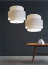 Ver imagem 7 de Lustre para Sala de Jantar Vivare Md-4396 Cúpula em Tecido 60cm