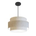 Ver imagem 1 de Lustre para Sala de Jantar Vivare Md-4396 Cúpula em Tecido 60cm