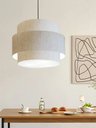 Ver imagem 3 de Lustre para Sala de Jantar Vivare Md-4396 Cúpula em Tecido 60cm