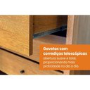 Ver mais imagens de Guarda Roupa Casal 2PORTAS 2ESP 3GAV Mali Castanho Europa