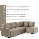 Ver imagem 4 de Sofá Andros 3 Lugares e Chaise 2,73m 