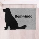 Ver imagem 1 de Capacho Vinil Pet Silhueta Cão 40cmx60cm Kapazi