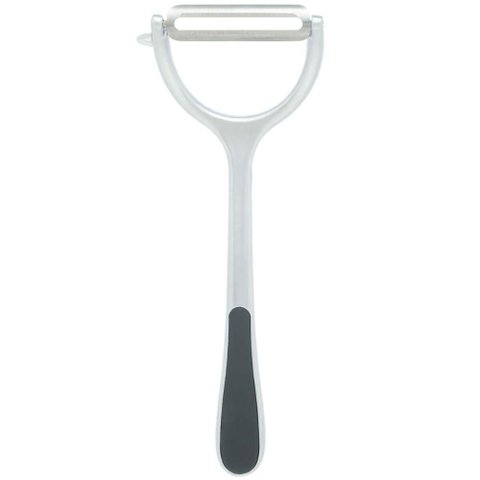 Kit 5 Descascadores de Alimentos 18cm Manual Inox Wolff Antiderrapante Legumes