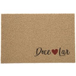 Capacho Vinil Super Print Doce Lar 40cmx60cm Kapazi - 2