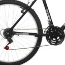 Ver imagem 2 de Bicicleta Ultra Bikes Aro 26 Masculina Bicolor Preto Fosco - Branco