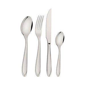 Faqueiro Laguna em Aço Inox com Facas para Churrasco Acabamento em Brilho 16 Peças Tramontina