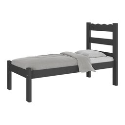 Cama de Solteiro Madeira Maciça com Colchão Incluso Multimóveis - 5