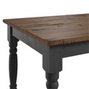 Ver imagem 3 de Mesa em Madeira Maciça com Pés Torneados Preto