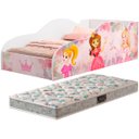 Ver imagem 1 de Cama Infantil Menina Rosa Com Colchão