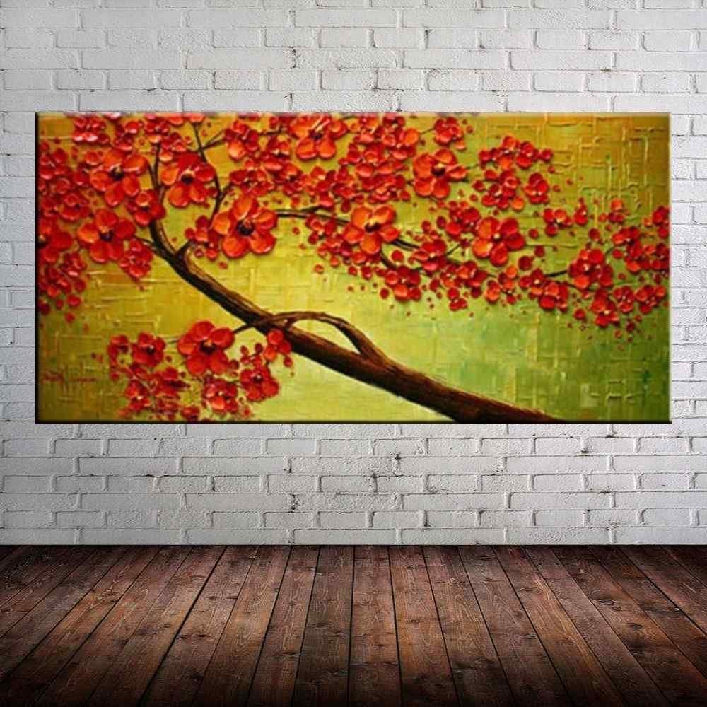 Quadro Pintura Tela Abstrato Moderno 2459: 60cm (A) x 120cm (L) - 1