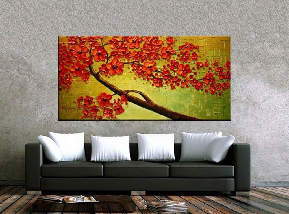 Quadro Pintura Tela Abstrato Moderno 2459: 60cm (A) x 120cm (L) - 2