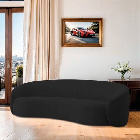 Sofá Orgânico Luxo Recepção 220cm Amore Linho