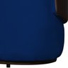 Poltrona Decorativa Redonda Bia Composê Veludo com Corino Cor:marinho - 3