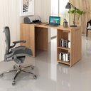 Ver imagem 1 de Balcão Mesa Multiuso Retrátil Me4170 Amêndoa Tecnomobili