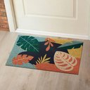 Ver imagem 2 de Capacho Vinílico Estampado Antiderrapante 60x40cm - Komeco Folhagens