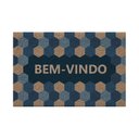 Ver imagem 5 de Capacho Vinílico Estampado Antiderrapante 60x40cm - Komeco Folhagens