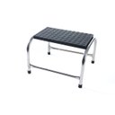 Ver imagem 2 de Kit Com 2 Escada Multiuso 1 Degrau Aço Inox Piso Em MDF Com Antiderrapante Medcombo