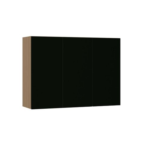 Armário Aéreo 120cm 3 Portas Slim Luciane Móveis