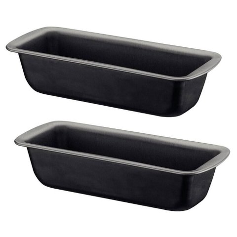 Kit 2 Formas Retangulares para Pão Bolo 1,9l Assadeira 30cm