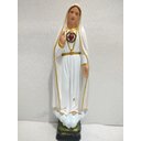 Ver imagem 5 de Imagem Nossa Senhora de Fátima Coração 30cm