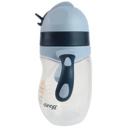 Copo Anatomico com Canudo de Silicone 220ML Clingo - LEAO - 4