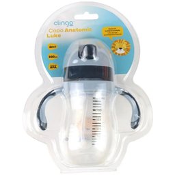 Copo Anatomico com Canudo de Silicone 220ML Clingo - LEAO - 6
