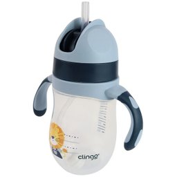 Copo Anatomico com Canudo de Silicone 220ML Clingo - LEAO - 3
