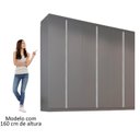 Ver mais imagens de Guarda-Roupa Casal 6 Portas Monte Carlo Yescasa