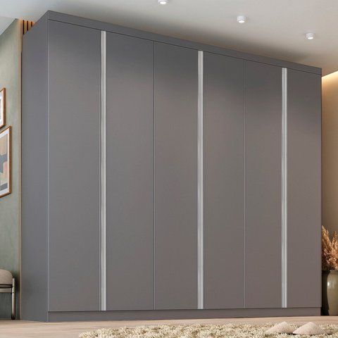 Guarda-Roupa Casal 6 Portas Monte Carlo Yescasa