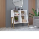 Ver imagem 5 de Buffet Aparador Cuby com Nichos MDF Branco Poquema Móveis