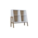 Ver imagem 3 de Buffet Aparador Cuby com Nichos MDF Branco Poquema Móveis