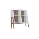 Ver imagem 6 de Buffet Aparador Cuby com Nichos MDF Branco Poquema Móveis