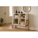 Ver imagem 1 de Buffet Aparador Cuby com Nichos MDF Branco Poquema Móveis