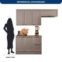Ver imagem 4 de Cozinha Modulada 3 Peças 6 Portas 2 Gavetas com Balcão com Tampo Unna