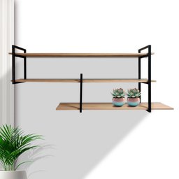 Prateleira Estante Versátil Reforçada Elegante Moderna 100cm - 2