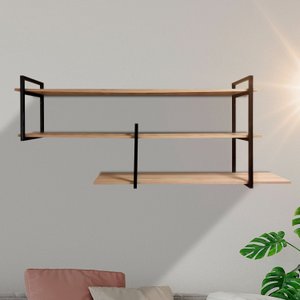 Prateleira Estante Versátil Reforçada Elegante Moderna 100cm