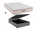 Ver imagem 1 de Cama Box Bau Casal Cinza Colchão Fit D45 Espuma 138x188 - Ortobom