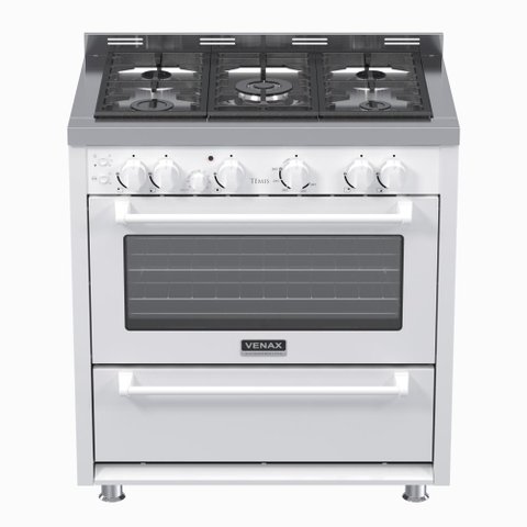 Fogao 5 Bocas Venax Temis Branco Gas Glp 127 V