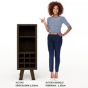 Ver imagem 7 de Cristaleira Londres 1 Prateleira 9 Nichos Marrom - Pnr Móveis