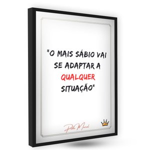 Quadro Decorativo Quarto Empreendedor Motivação Pablo Marçal