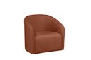 Ver imagem 2 de Poltrona Decorativa Julia Veludo Terracota - Lm Decor